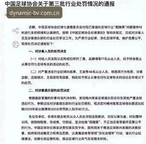宝威体育用户必看：解读足协最新禁足名单的实用指南